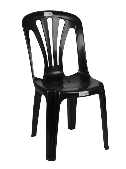 Alquiler de silla plástica negra